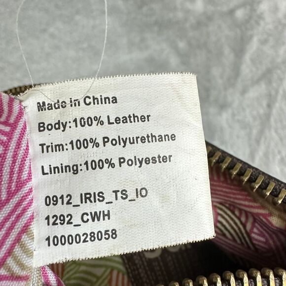 The Sak Brown Genuine Leather Iris Crossbody Satchel Bag - Picture 6 of 12